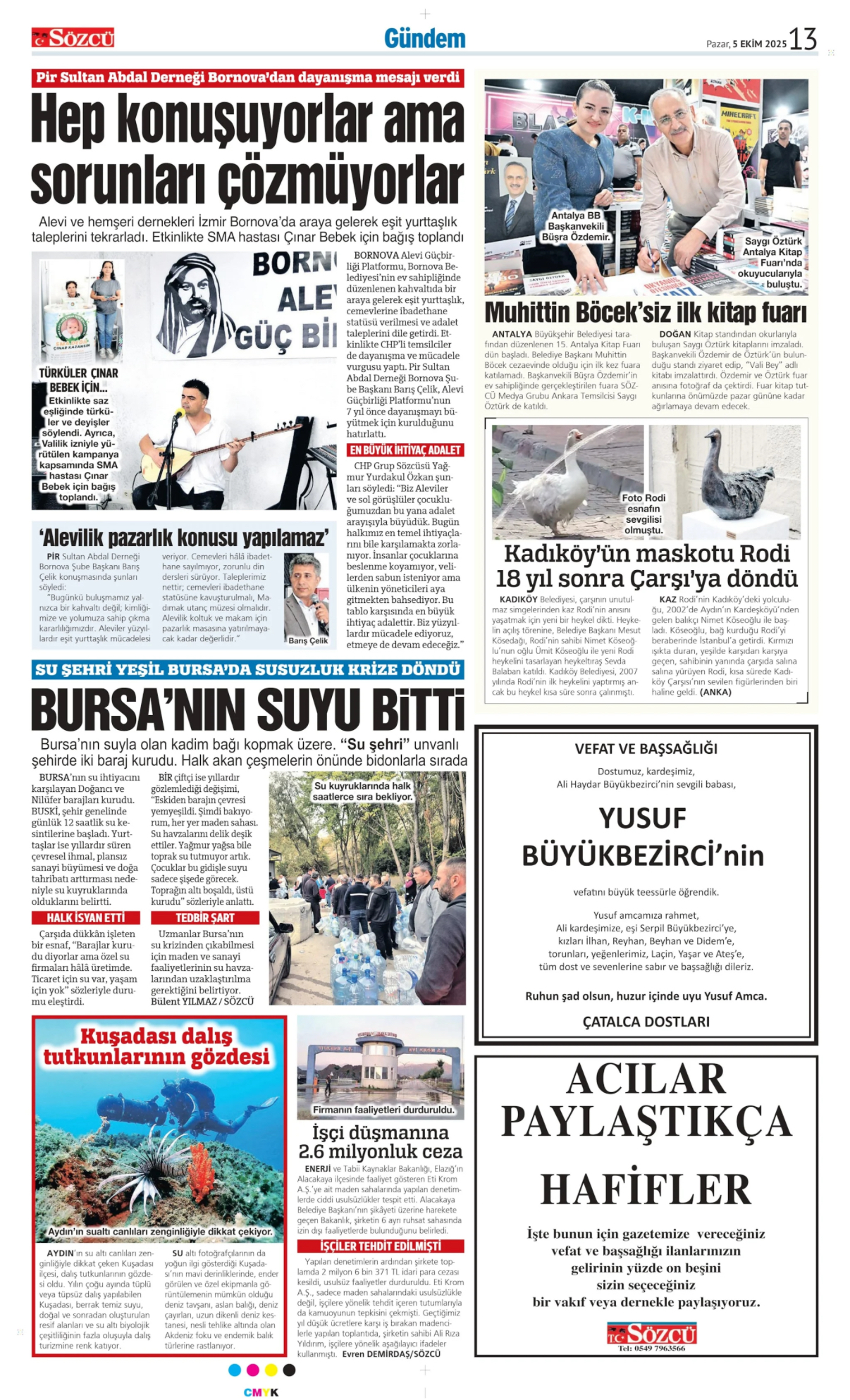 05 Ekim 2025 Vefat İlanları