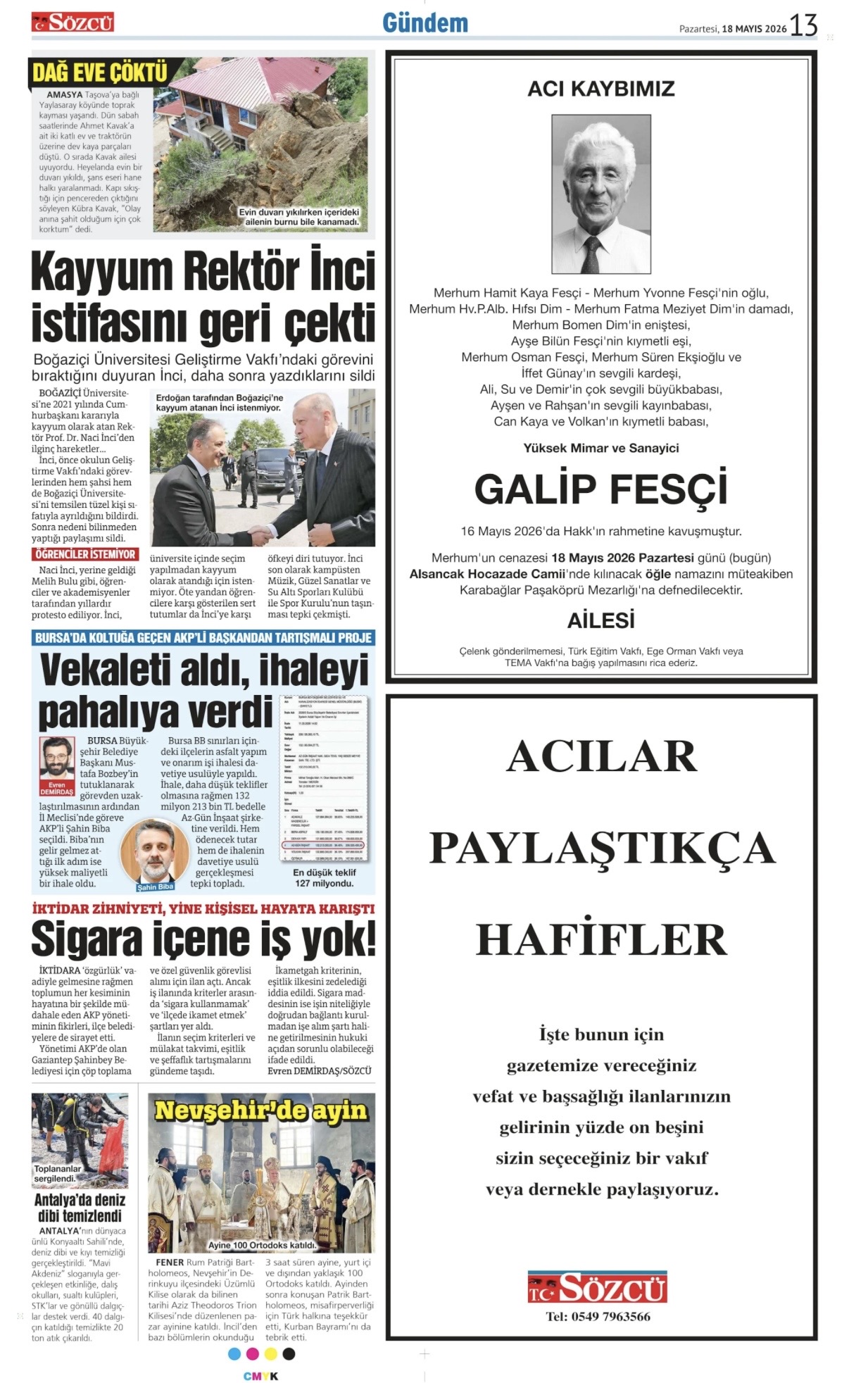 18 Mayıs 2026 Vefat İlanları