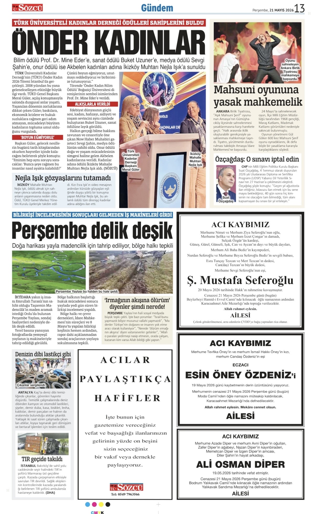 21 Mayıs 2026 Vefat İlanları